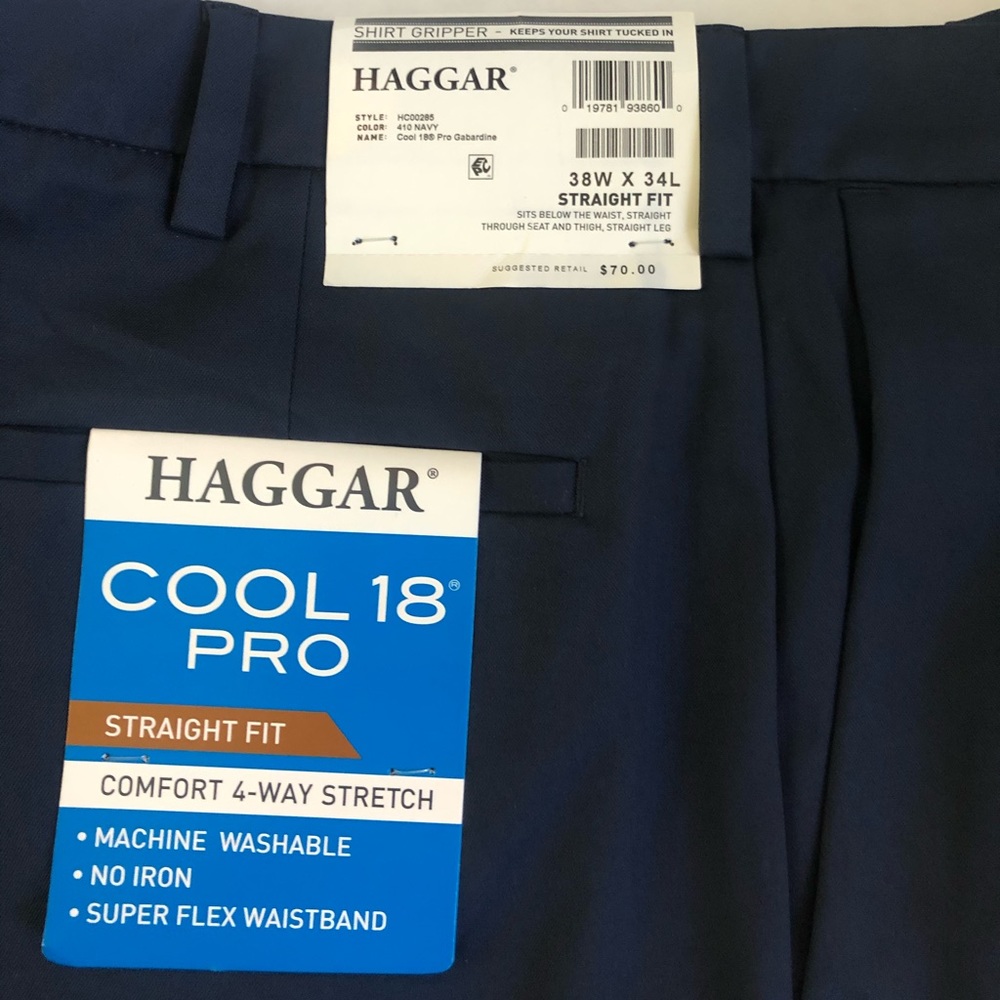Haggar pants straight fit size 38x34